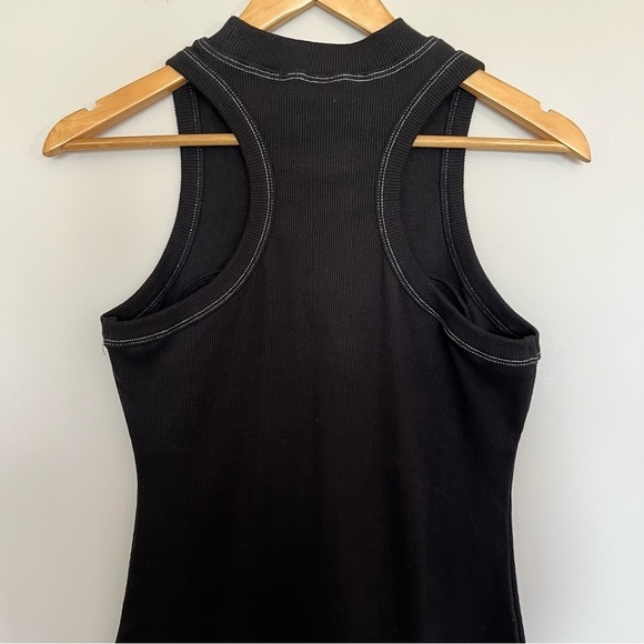 Lioness Cotton Ribbed Black Body Con Mini Dress BNWT - Picture 6 of 10